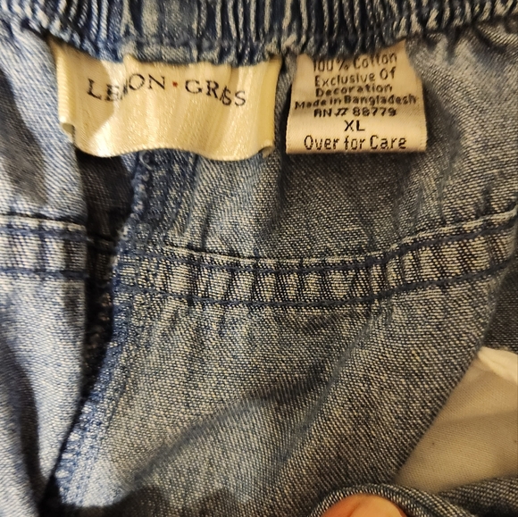 Lemon Grass Women's Americana Top and Capris Vintage Women's Size Large - Picture 6 of 8